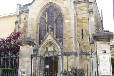 façade du temple de chalons en champagne